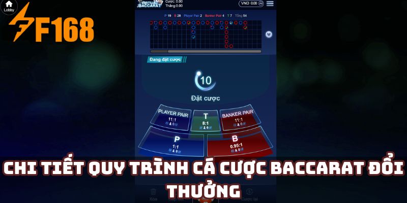 Chi tiết quy trình cá cược baccarat đổi thưởng