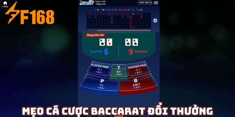 Mẹo cá cược baccarat đổi thưởng