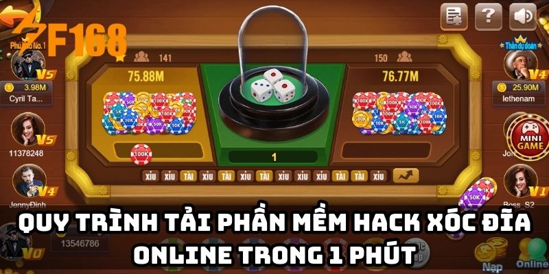 Quy trình tải phần mềm hack xóc đĩa online trong 1 phút