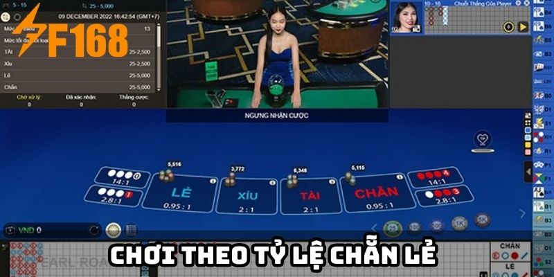 Chơi theo tỷ lệ chẵn lẻ